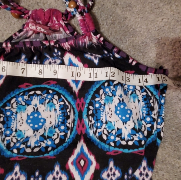 Juniors vintage small cami, headed braided straps - Picture 2 of 6